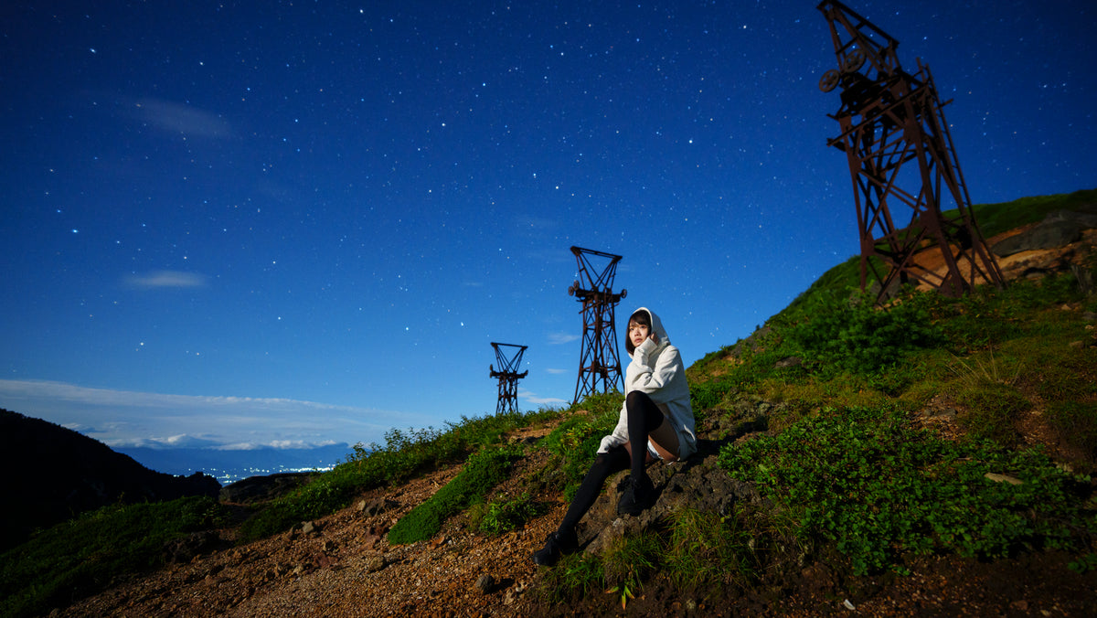 月明かりだけで撮る星空ポートレイト | クリエイターのための