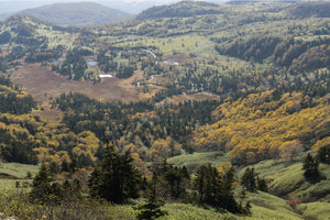 PLフィルターで逆光の山を立体的に撮る