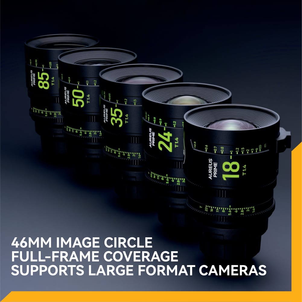 NiSi AUREUS 85mm T1.4 PLマウント プライムレンズ NiSi 85mm Aureus Prime Full Frame T1.4 Cinema Lens (PL Mount
